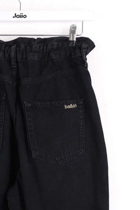 Jean droit Ba&Sh Noir en Coton