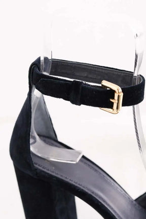 Talons Maje Bleu en Velours