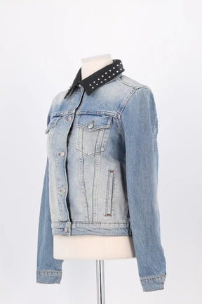 Veste Claudie Pierlot Bleu en Coton