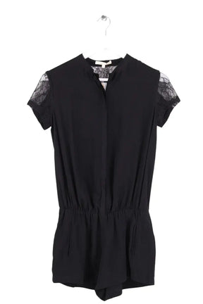 Combishort Maje Noir en Synthétique, taille XS - Seconde Main