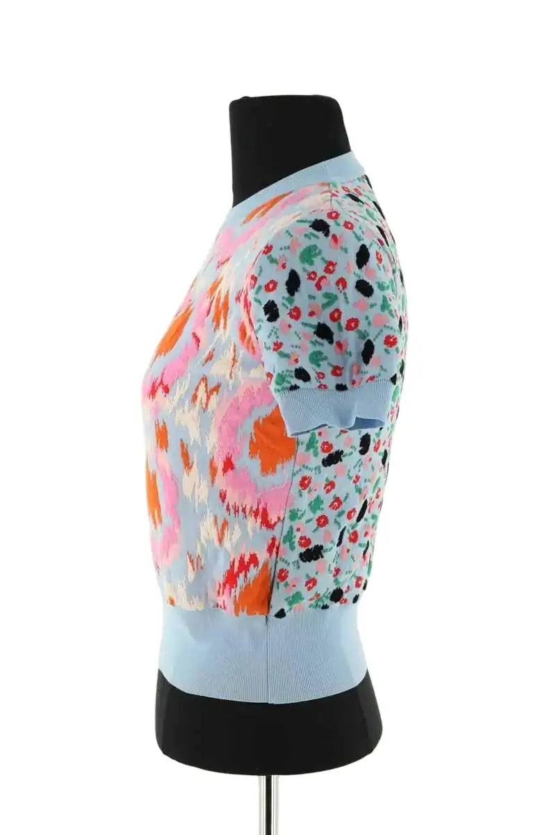 Top Marni Bleu en Synthétique, taille S - Seconde Main