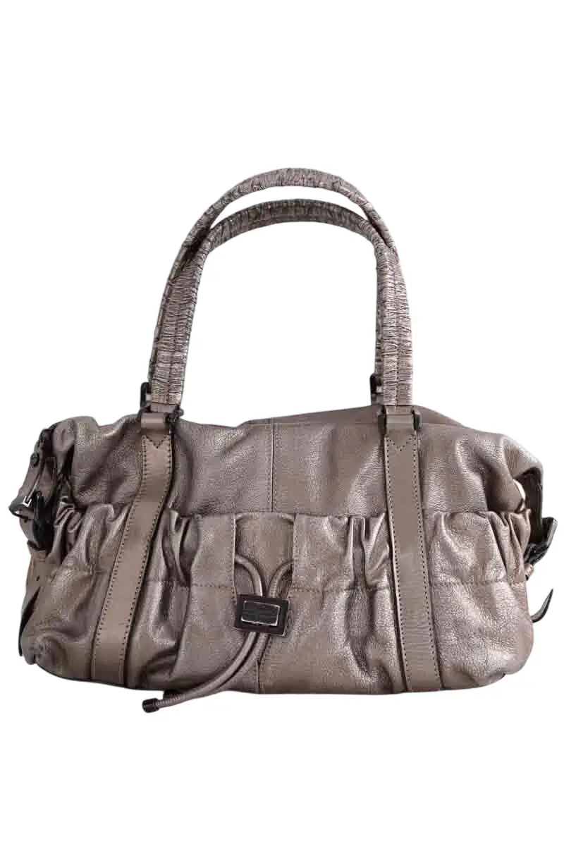 Sac à main Burberry Argent en Synthétique - Seconde Main