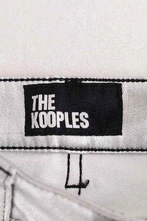 Pantalon The Kooples Argent en Coton
