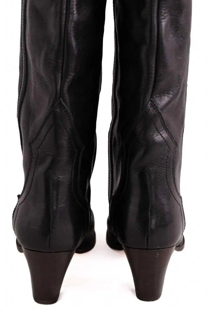 Bottes western Isabel Marant Noir en Cuir