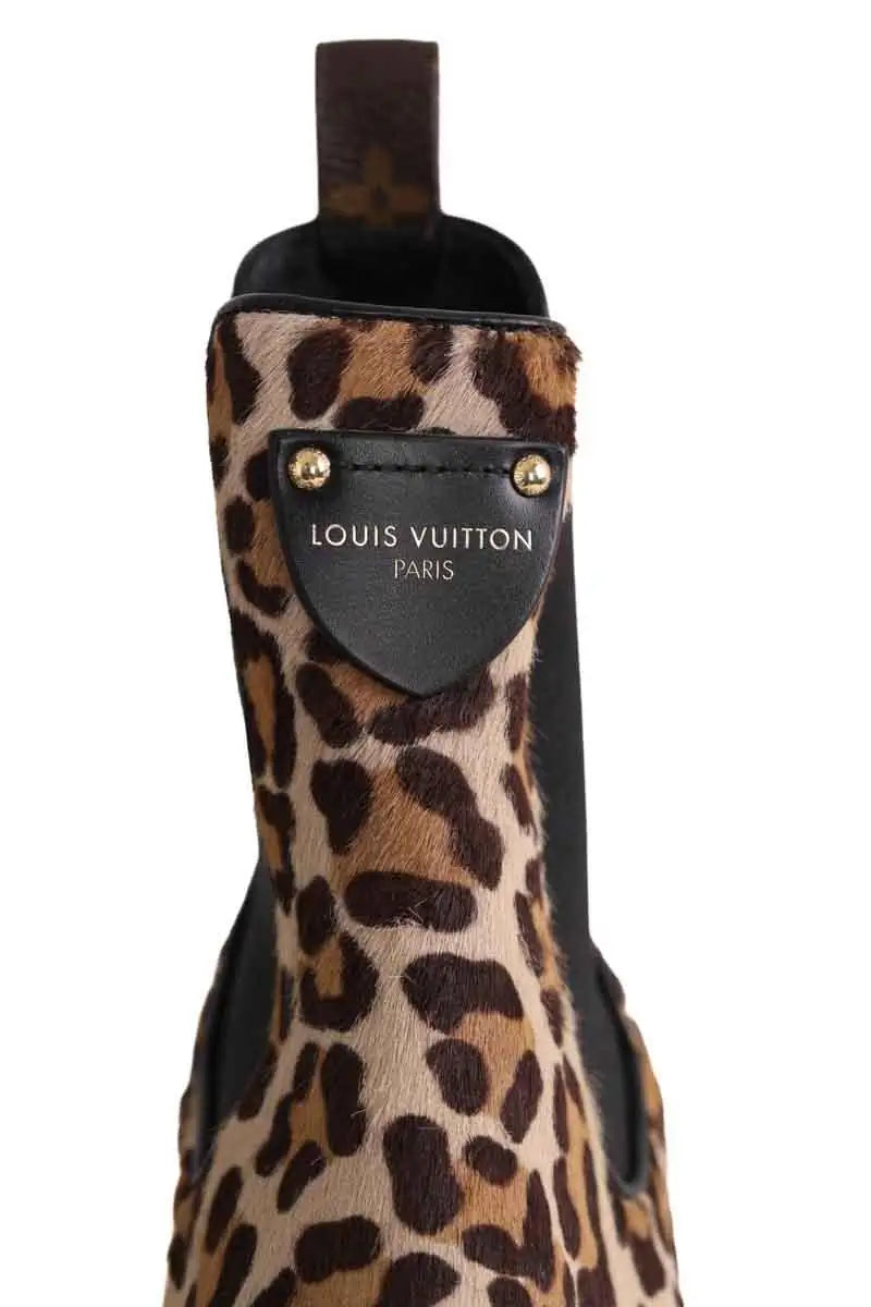Boots Louis Vuitton Beige en Cuir