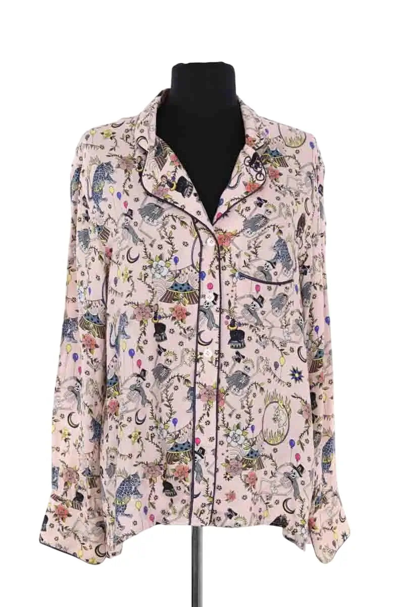 Chemise Zadig & Voltaire Rose en Viscose, taille L - Seconde Main