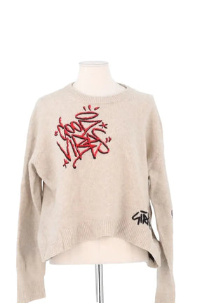 Pull Zadig & Voltaire Beige en Cachemire, taille M - Seconde Main