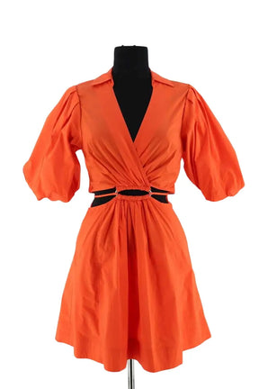 Robe Jonathan Simkhai Orange en Coton, taille XS - Seconde Main