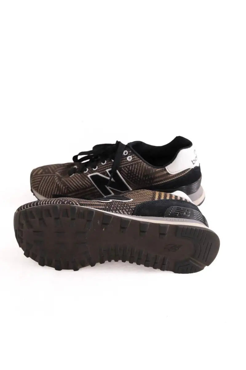 Baskets New Balance Marron en Tissu