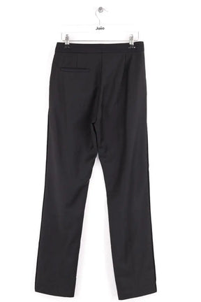 Pantalon droit Sandro Noir en Laine