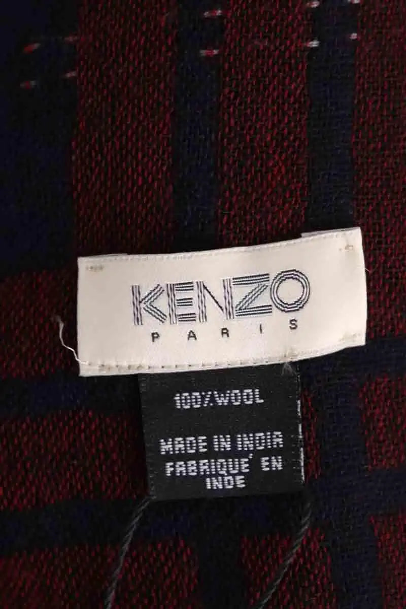 Foulard Kenzo Bordeaux en Laine