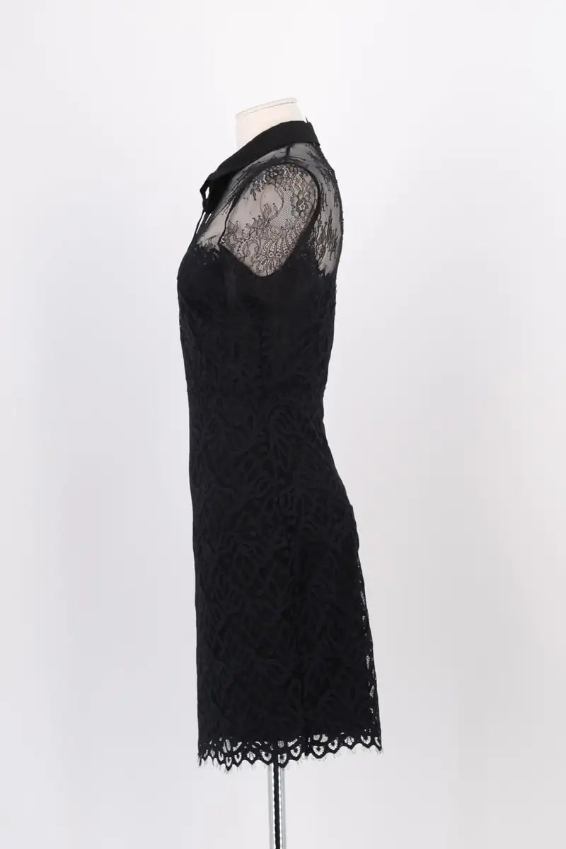 Robe Sandro Noir en Synthétique