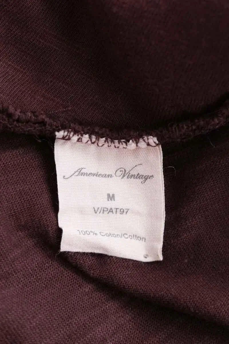 Blazer American Vintage Bordeaux en Coton