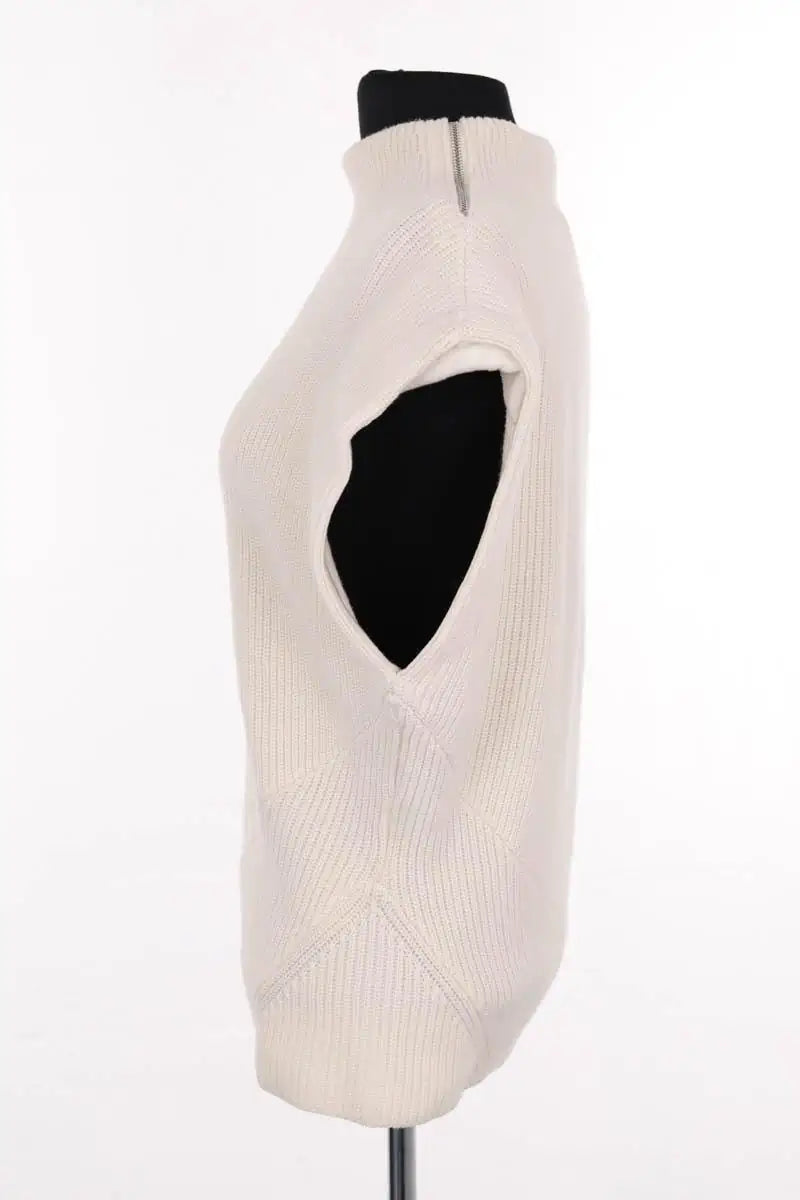 Pull sans manches Iro Beige en Laine