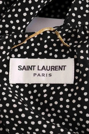 Robe Saint Laurent Noir en Soie