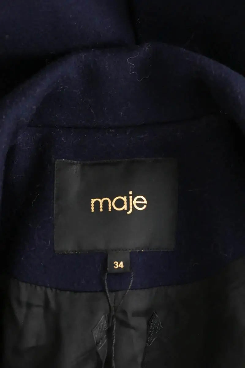 Manteau Maje  Bleu