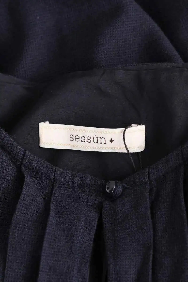 Robe Sessun Bleu en Viscose
