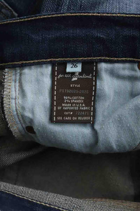 Slim 7 For All Mankind  Bleu