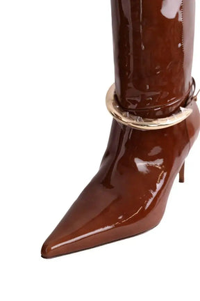 Bottes Retrofete Marron en Cuir