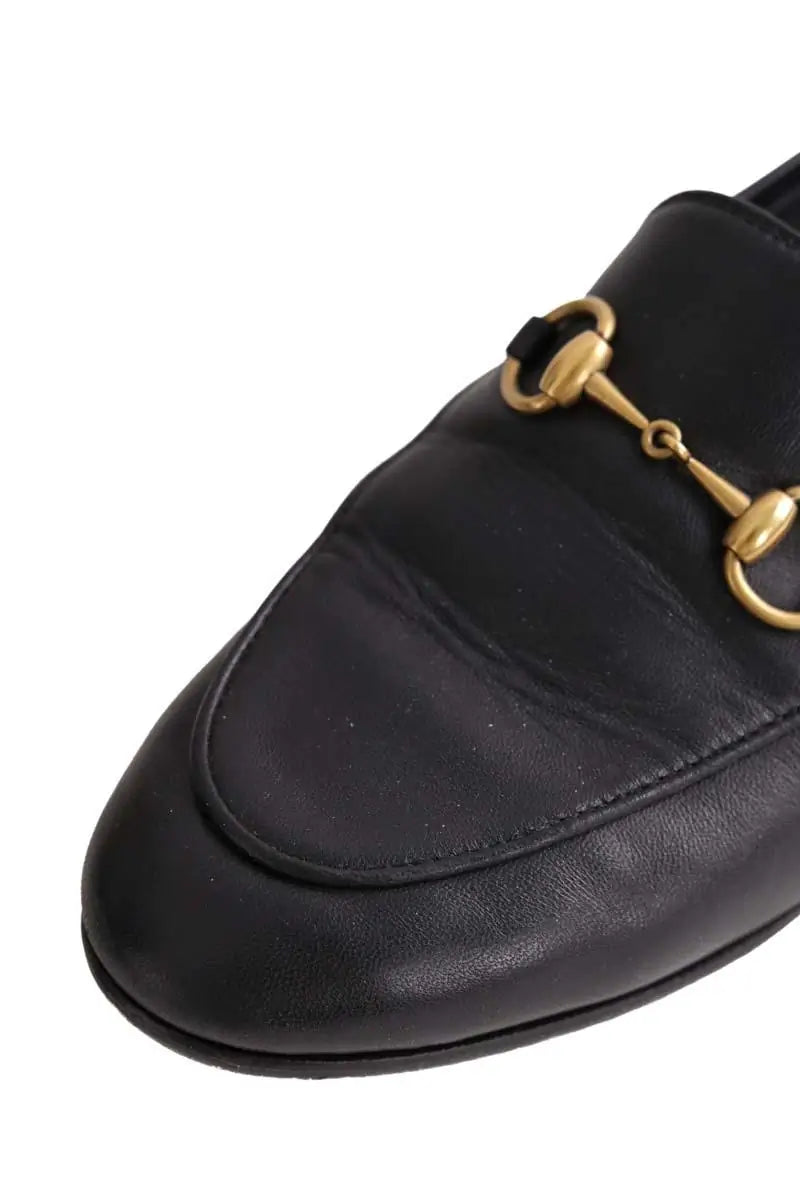 Mocassins Gucci Jordaan Noir en Cuir