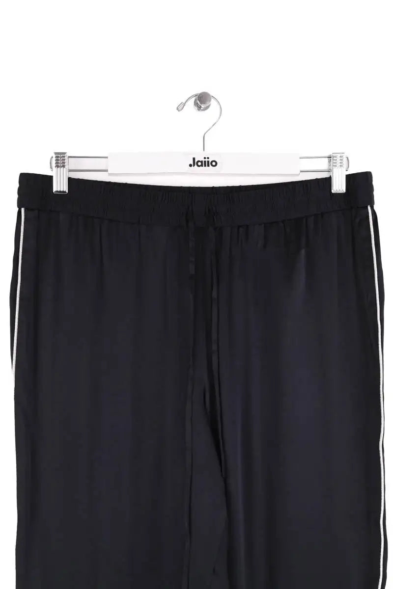 Pantalon droit Tory Burch Noir en Soie