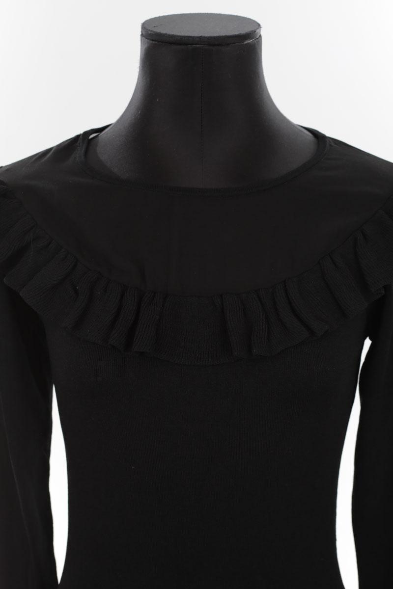 Mi-longueur Claudie Pierlot  Noir