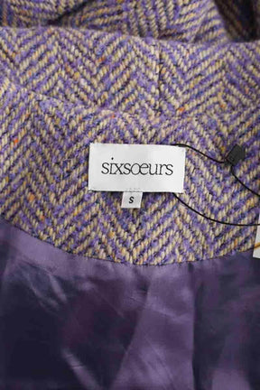 Veste Six Soeurs Violet en Laine