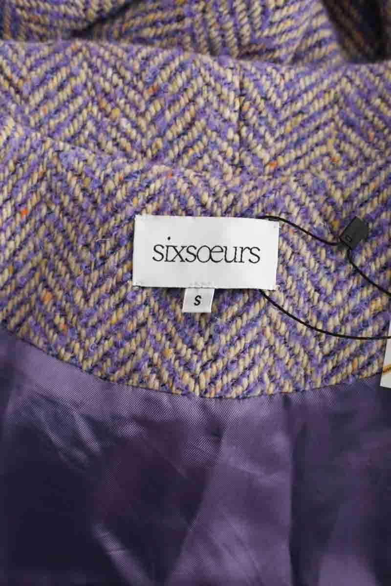 Veste Six Soeurs Violet en Laine
