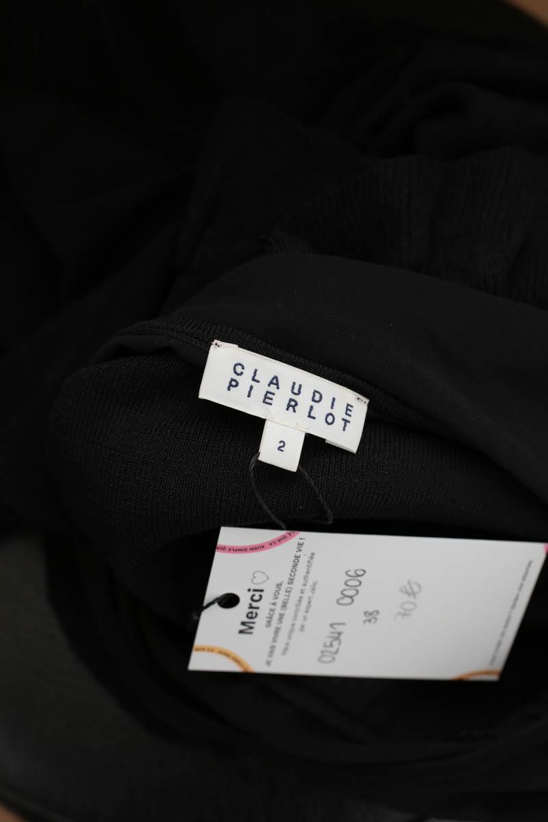 Mi-longueur Claudie Pierlot  Noir