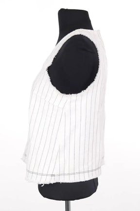 Top sans manche Alexander Wang Blanc en Coton