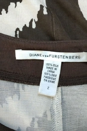 Mi-longueur Diane Von Furstenberg  Marron
