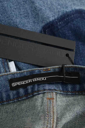 Jean large Spencer Badu  Bleu