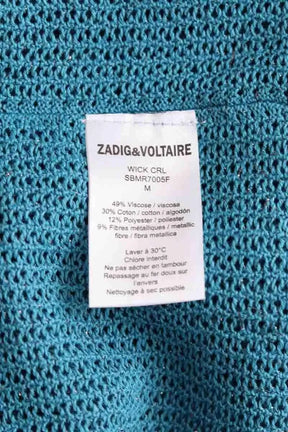 Top sans manche Zadig & Voltaire Bleu en Viscose