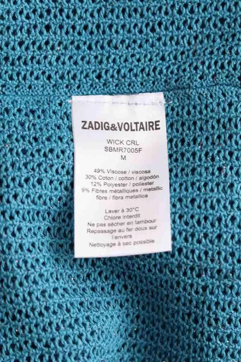 Top sans manche Zadig & Voltaire Bleu en Viscose