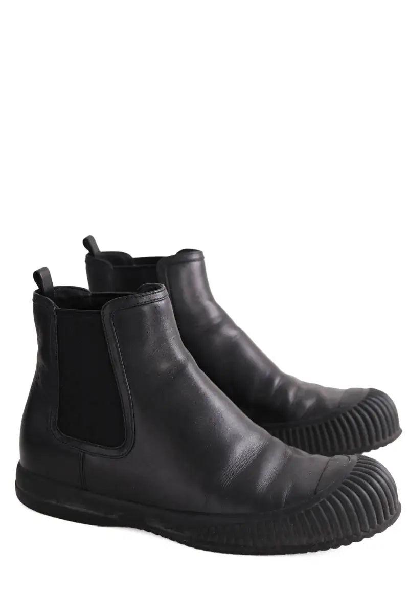 Boots Prada Noir en Cuir