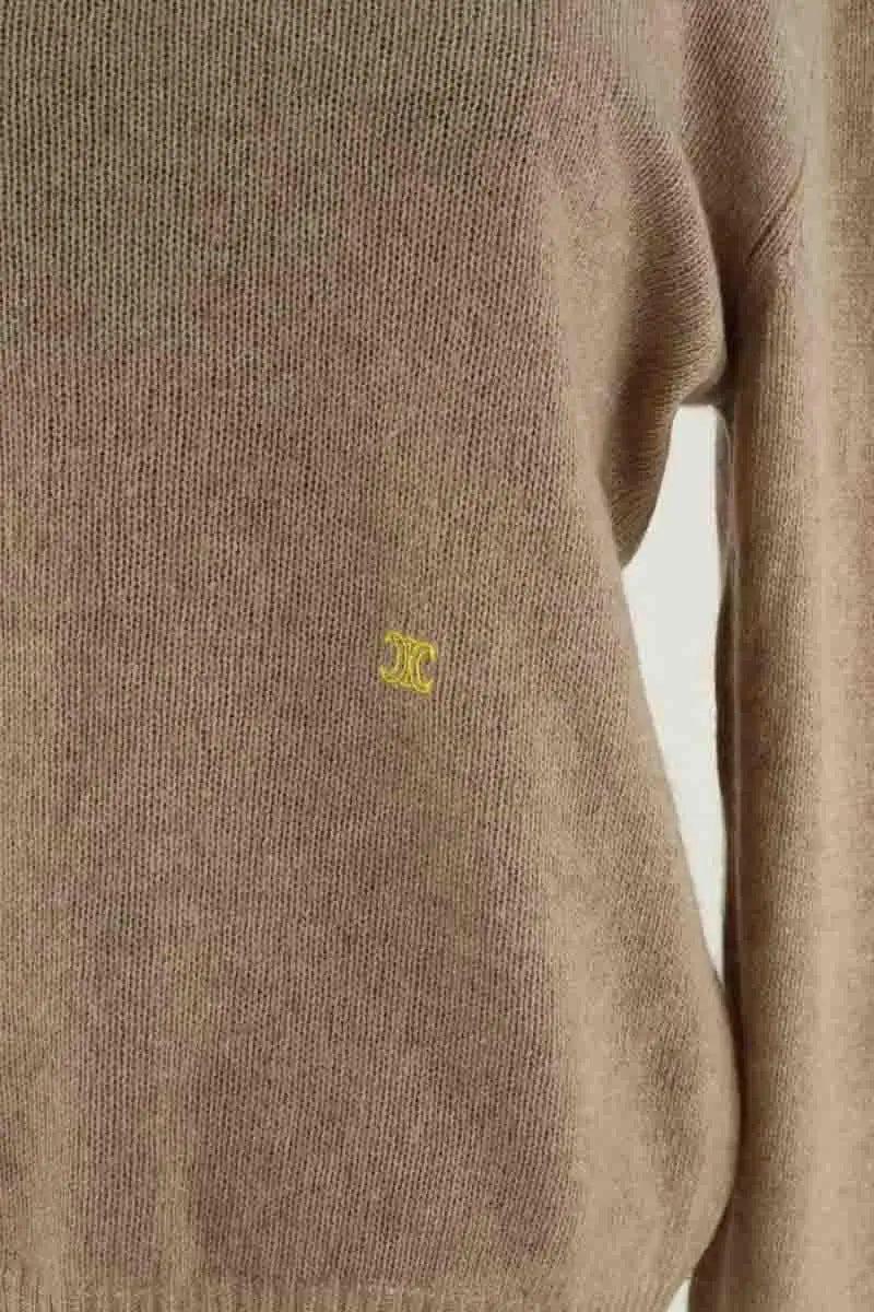 Pull Celine Beige en Cachemire