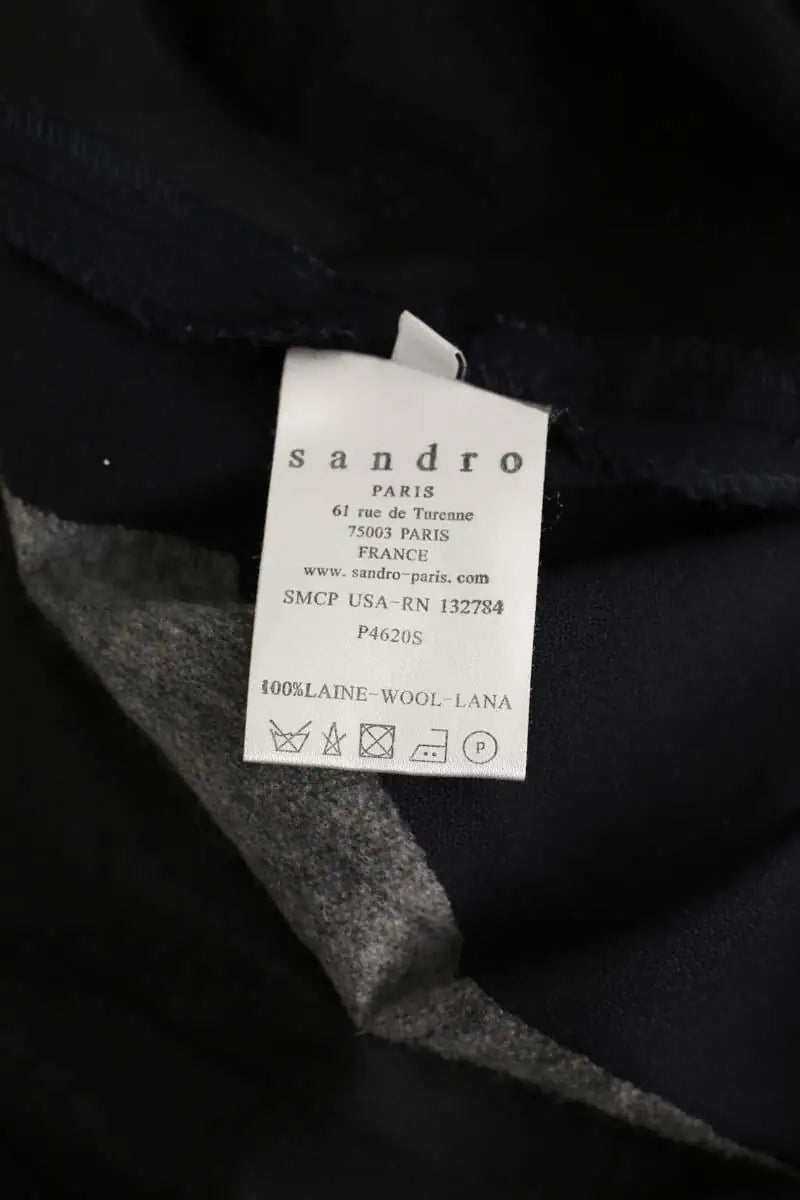 Pantalon droit Sandro  Bleu