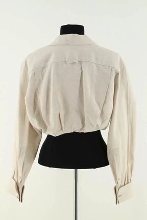 Top Jacquemus Beige en Coton