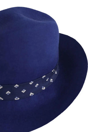 Panama Max Mara Bleu en Laine