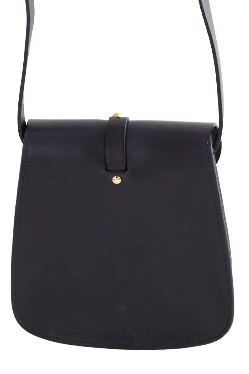Sac à bandoulière Herbert Frère Soeur Noir en Cuir