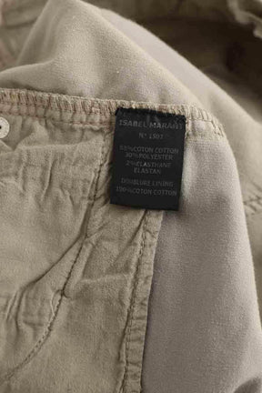 Jean droit Isabel Marant  Beige