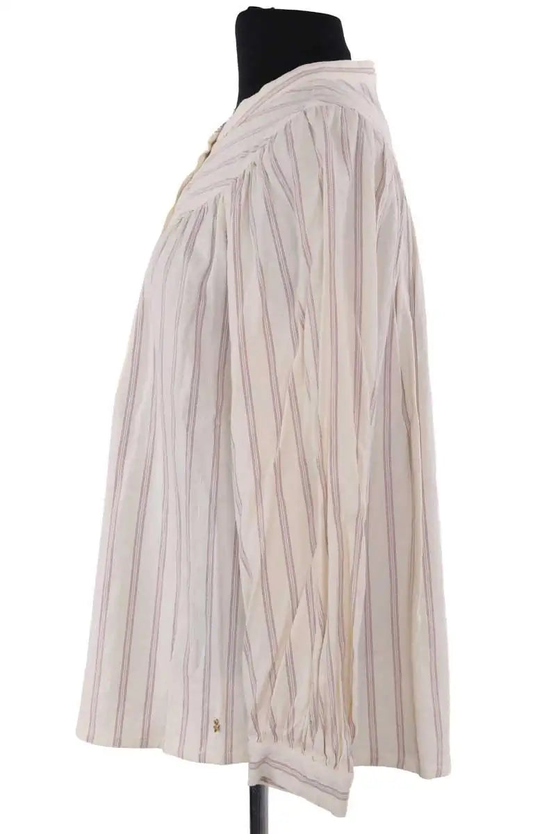 Blouse Des Petits Hauts Beige en Coton