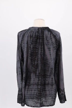 Blouse Antik Batik Gris en Coton