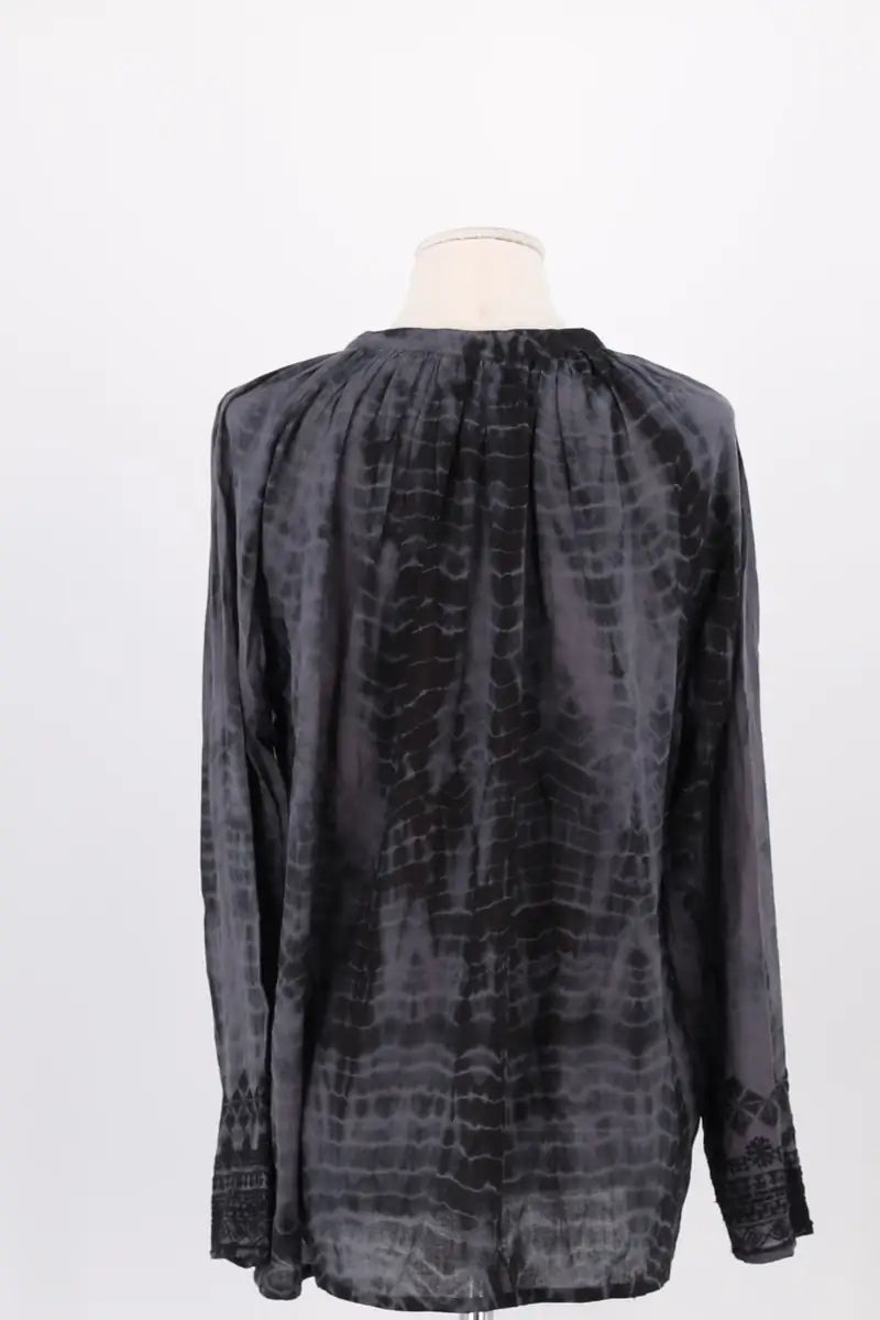Blouse Antik Batik Gris en Coton