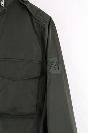 Parka Zadig & Voltaire Kaki en Synthétique