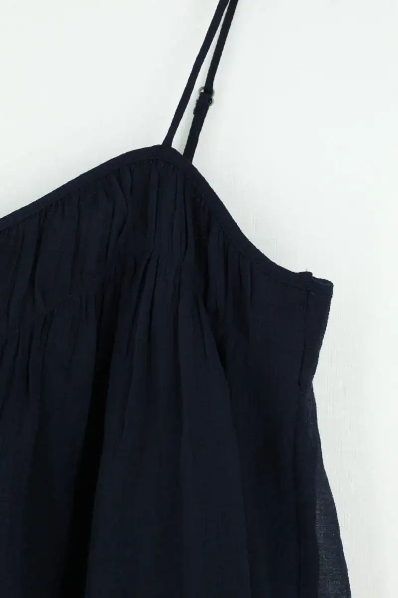 Top sans manche Ba&Sh Bleu en Synthétique