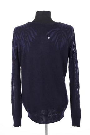 Pull Sandro Marine en Laine
