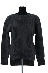 Pull Claudie Pierlot Anthracite en Laine, taille S - Seconde Main