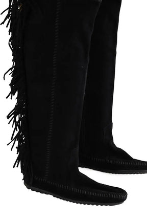 Bottes Minnetonka Noir en Daim
