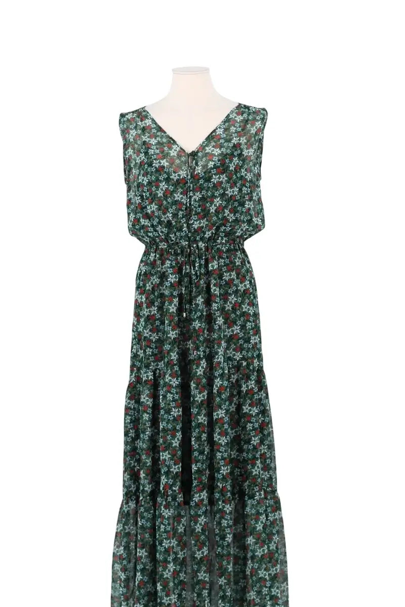 Robe Gerard Darel Vert en Synthétique, taille S - Seconde Main
